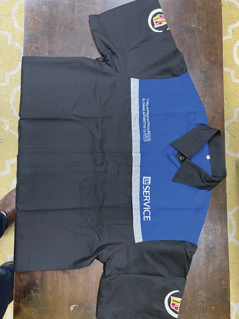 Embroidered work shirt