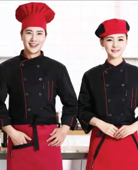 Kitchen team uniforms
