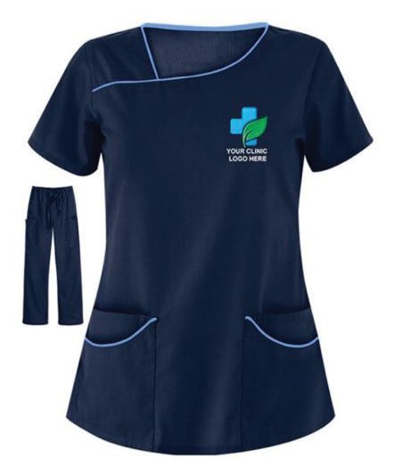 Medical scrub top