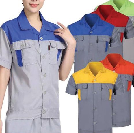 Industrial workwear shirts