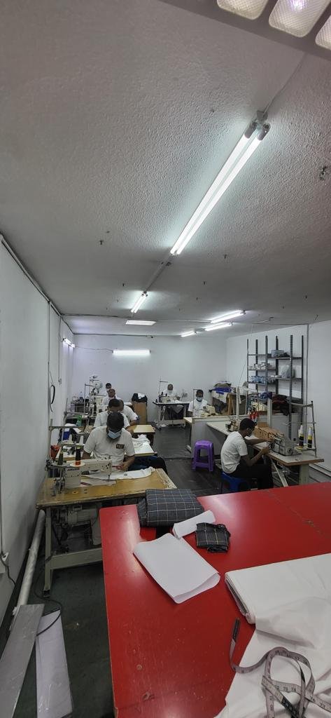Inside the MAC stitching floor